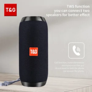 Bluetooth Speaker T&G TG117 Portable TWS Sound Box Waterproof Loudspeaker Outdoor Stereo Surround Speakers Support TF FM Radio