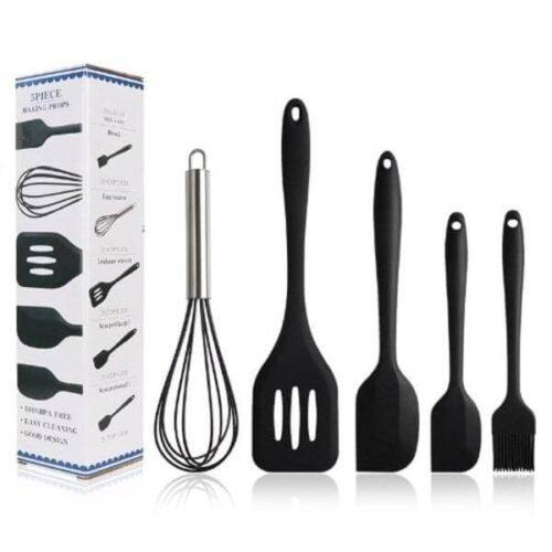 Silicone Baking and Cooking Utensil - 5 Piece Set