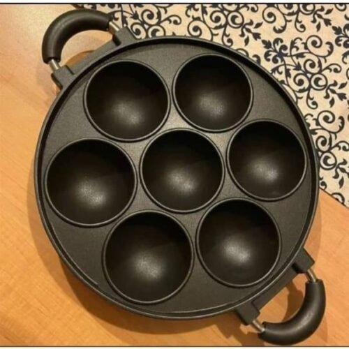 Non-Stick 7-hole Masa Cake Baking Pan
