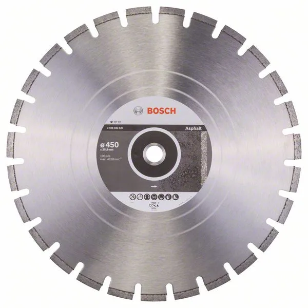 BOSCH 2608602627 STANDARD FOR ASPHALT DIAMOND CUTTING DISC