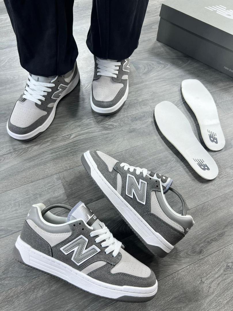 New Balance 480 Suede & Textile Sneakers