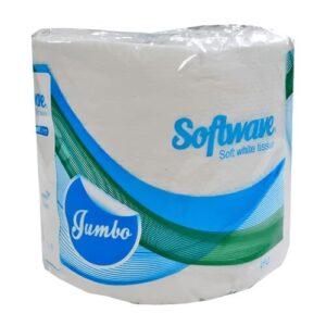 Softwave Jumbo Toilet Tissue Paper x 12 rolls