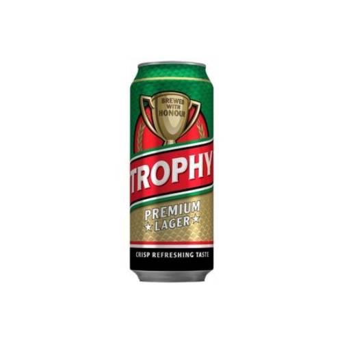 Trophy Premium Lager Beer Can 50 cl